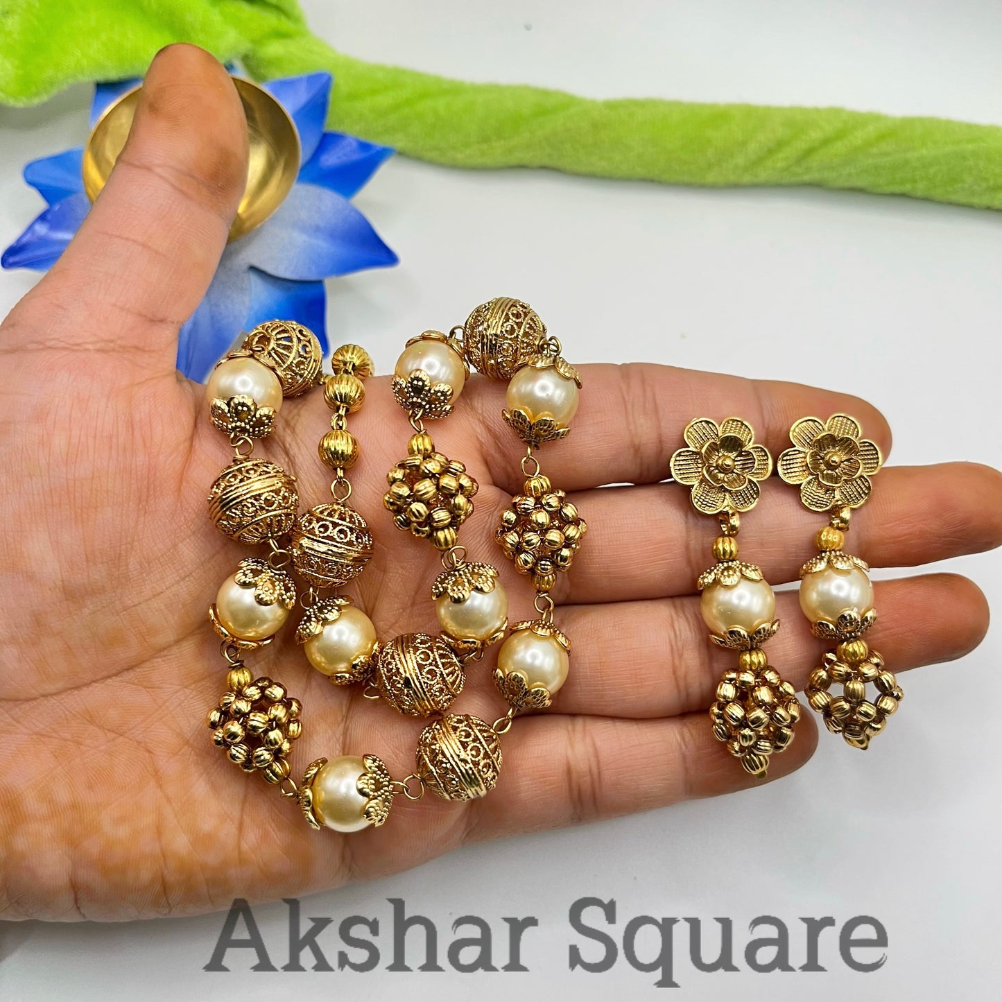 Antique Beads Necklace Set