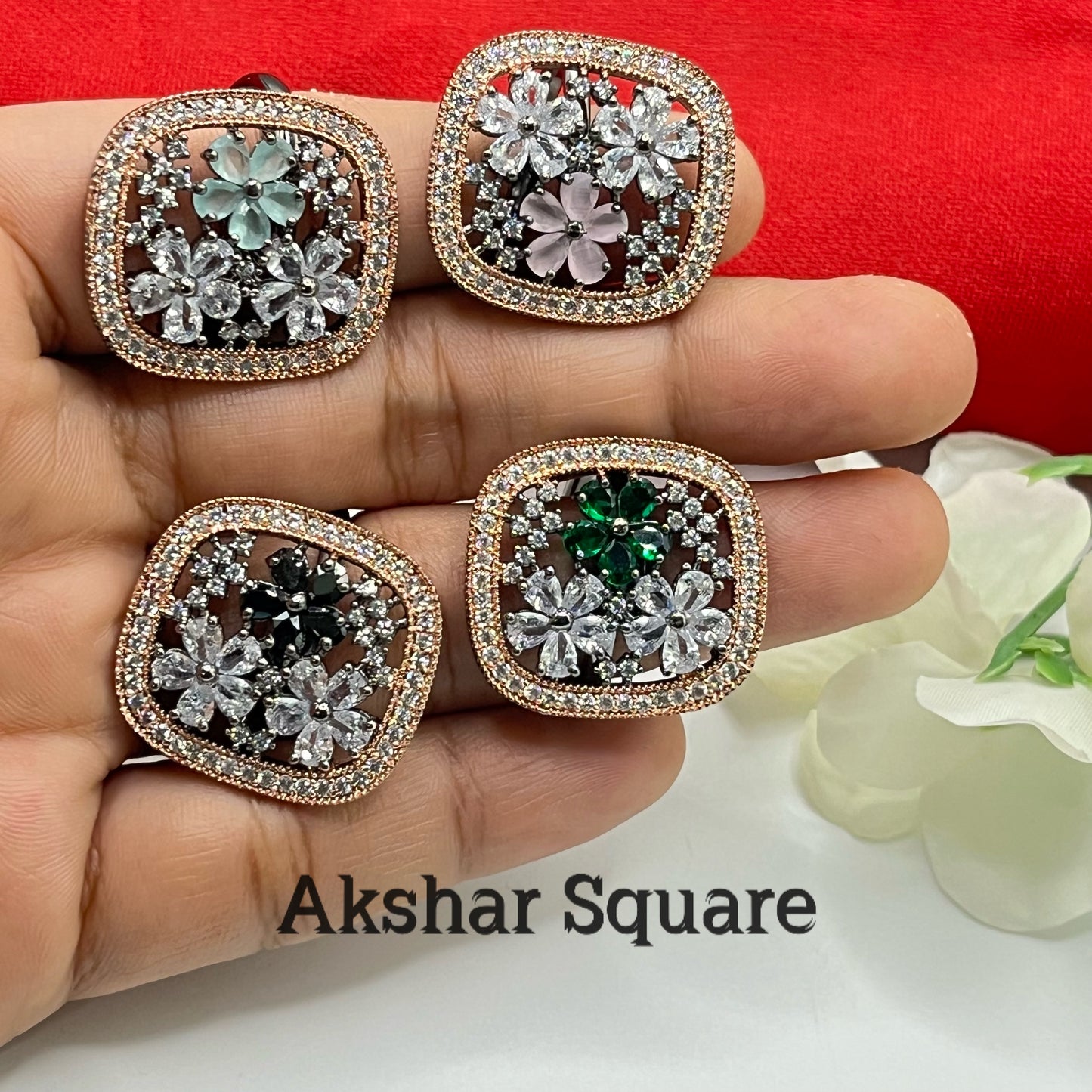 Victorian Rose Finger Ring