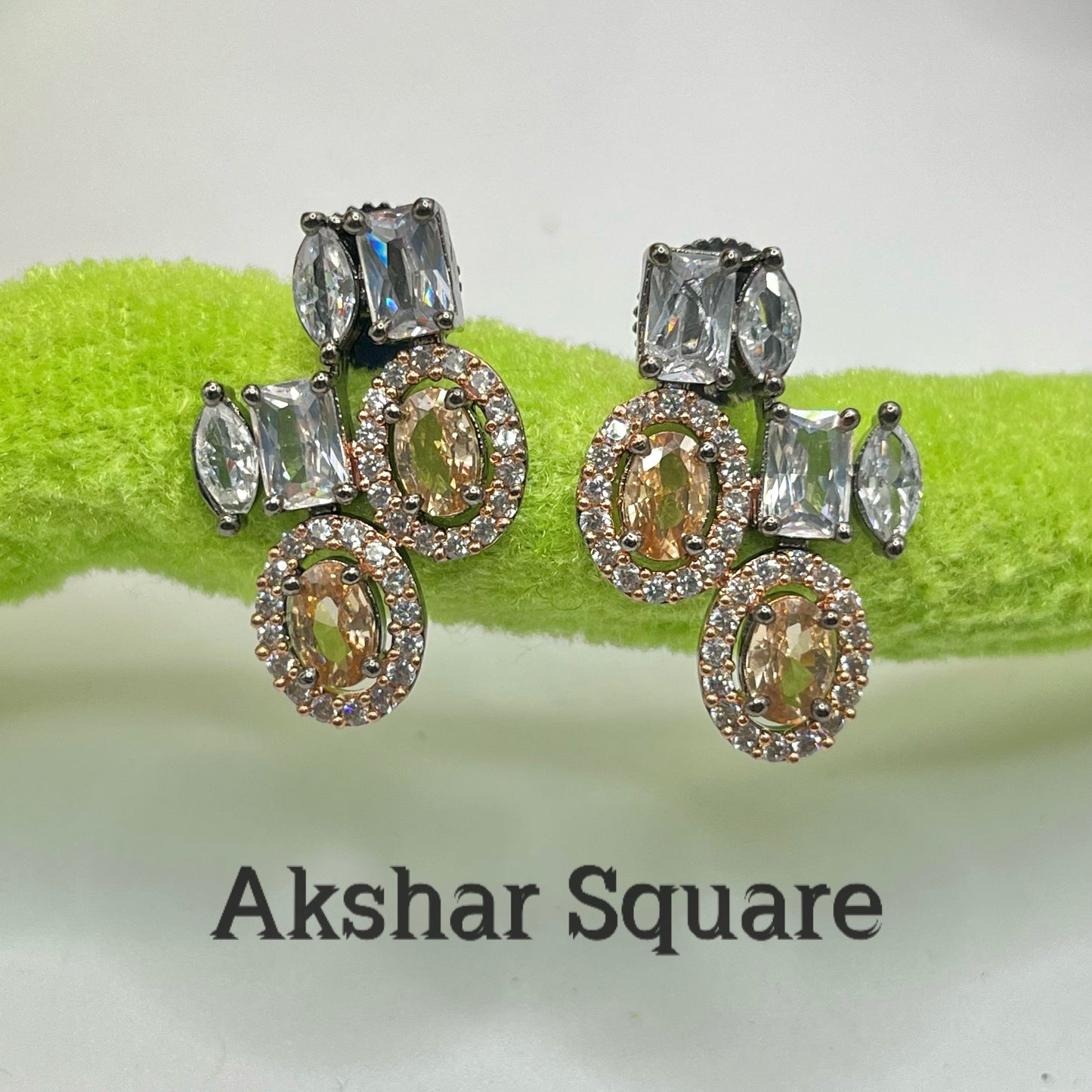 Victorian Rose Stud Earrings