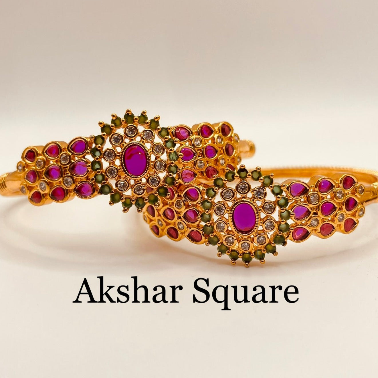 Center Stone Bangles