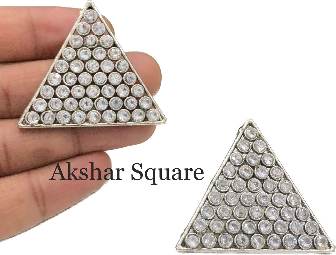 German Silver Stud Earrings