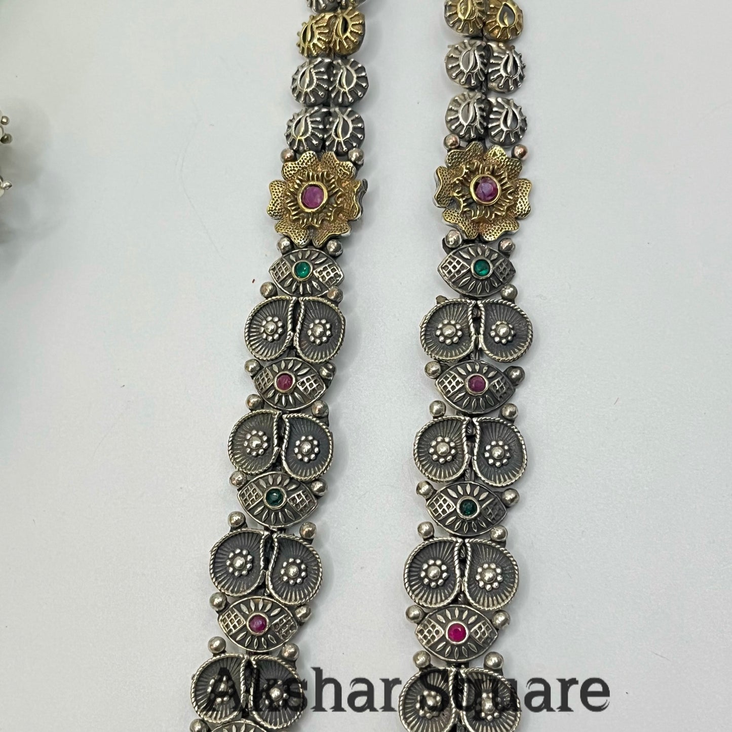 German silver long Necklace set