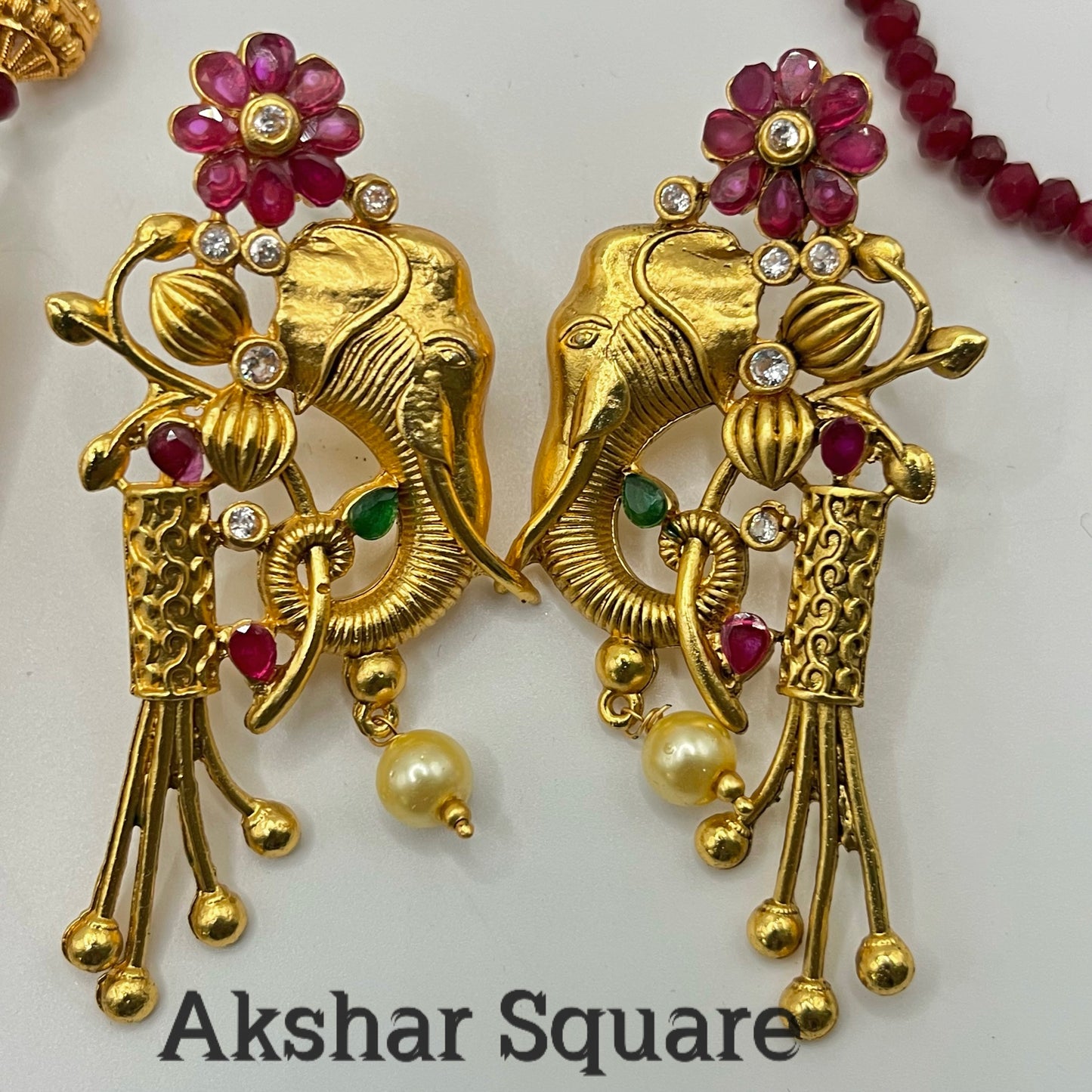 Contemporary Bahubali Necklace set